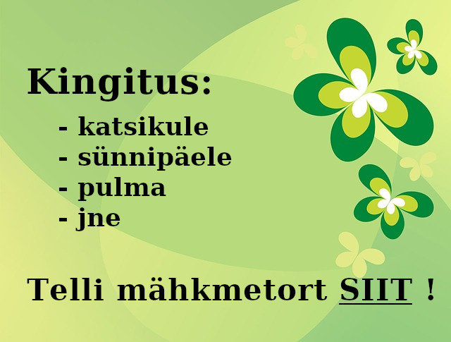 Mähkmetordid telli Vanaemalt - Vanaisalt!